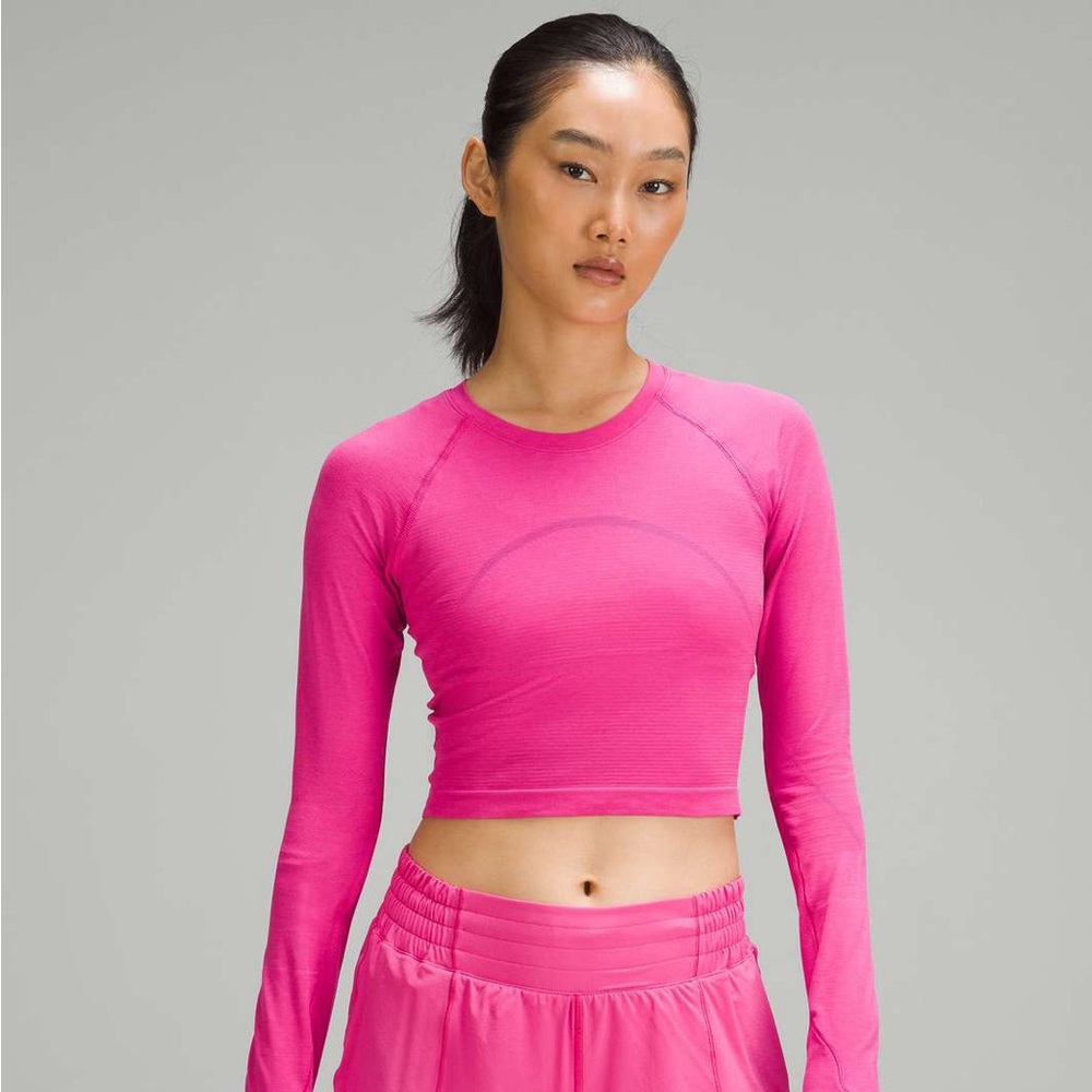 Lululemon Swiftly Tech Cropped Long Sleeve